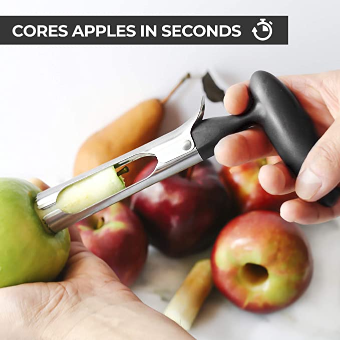 New Stainless Steel Best Kitchen Gadgets Corer - Easy to Use Durable Apple Corer Remover