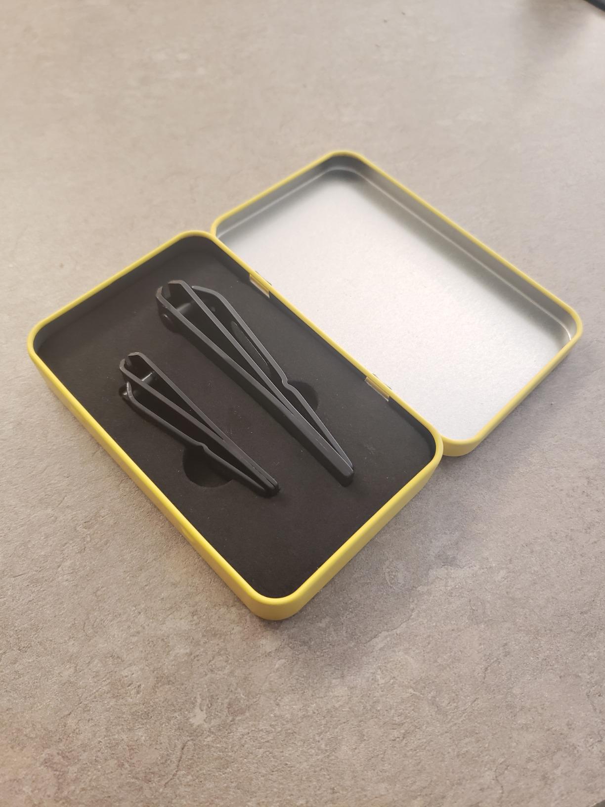 New Nail Clippers Set | Ultra Sharp Sturdy Fingernail & Toenail Clipper Cutters w/ Visibly Tin Case