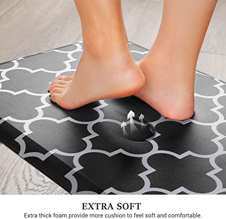 New 17.3" x 28" Kitchen Mat | Non Slip Waterproof Kitchen Mats & Rugs