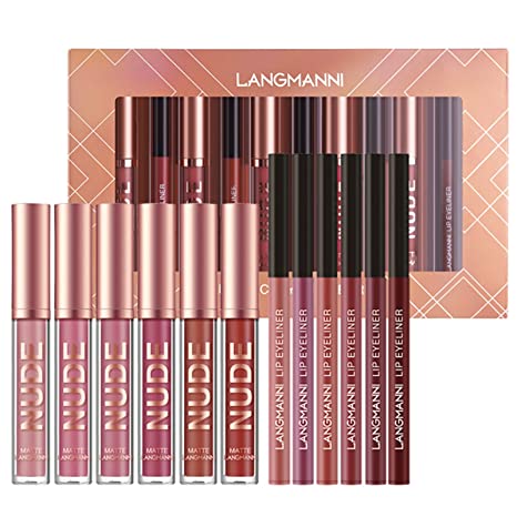 New Matte Lipstick Makeup Set | Waterproof Long Lasting Lip Gloss Lips Make-up