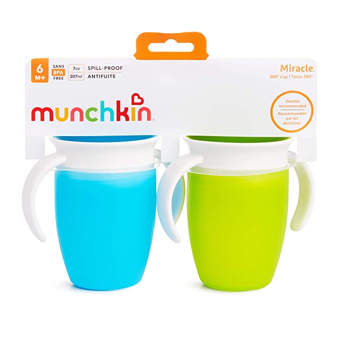 New Trainer Cup | Green/Blue | 7 Oz | 2 Count