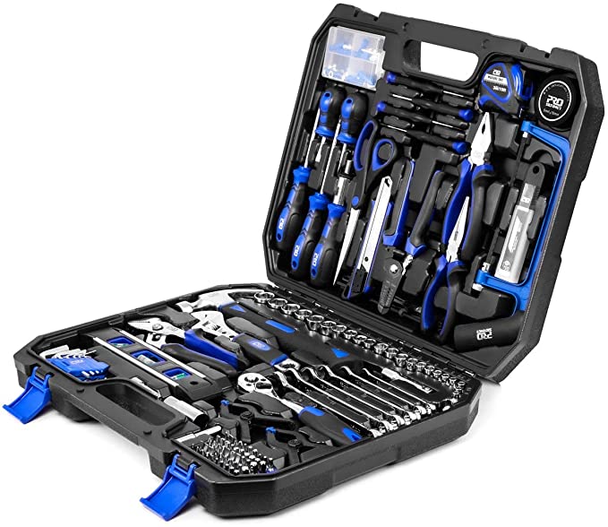 Heavy Duty 210PCS Household Tool Kit | General Home/Auto Repair Tool Set