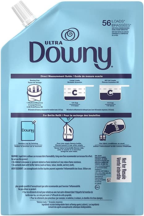 Downy Ultra Laundry Fabric Softener Liquid, April Fresh Scent, 168 Total Loads (Pack of 3)