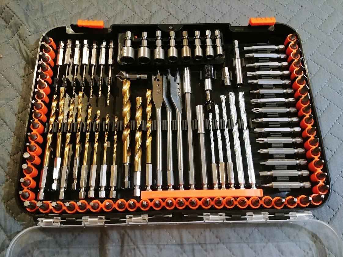 Heavy Duty Drill Bit Set | 112PCS 1/4" Hex Shank Impact Driver Bits & Screwdriver Bits Set