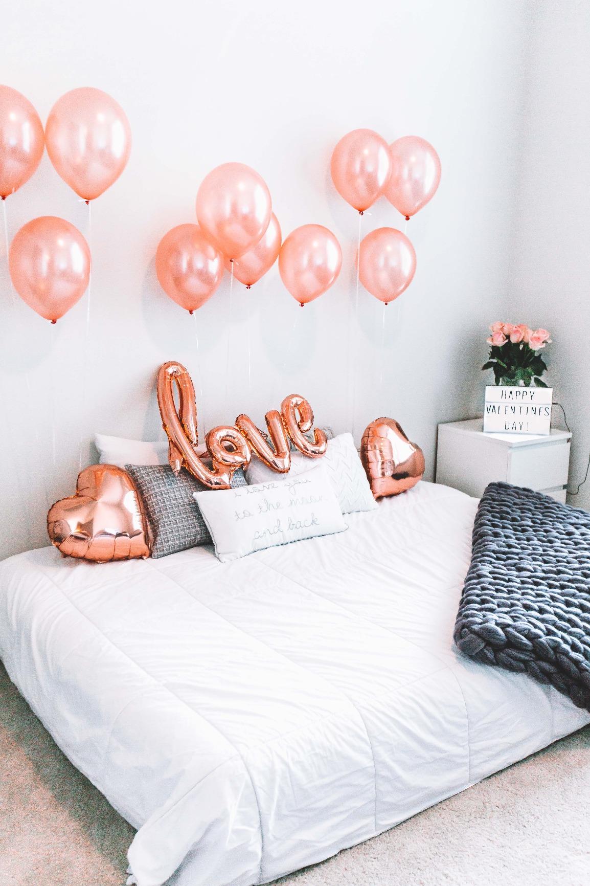 New Rose Gold Romantic 36" Love Balloon | Party Decor