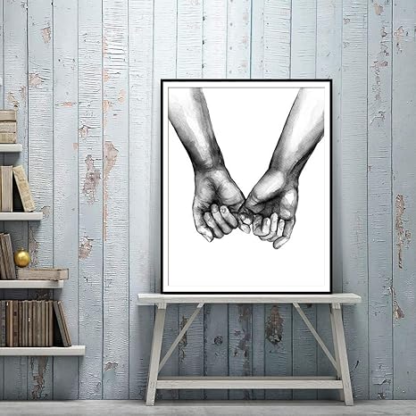 New Wall Art Canvas Print Poster | Sketch Art Line Drawing Decor | Set of 3 Unframed | 16" x 20"