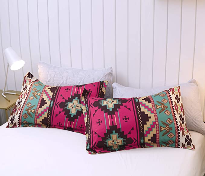 New 3PCS Bohemian Bedding Set | 1 Duvet Cover Queen Size + 2 Pillow Shams