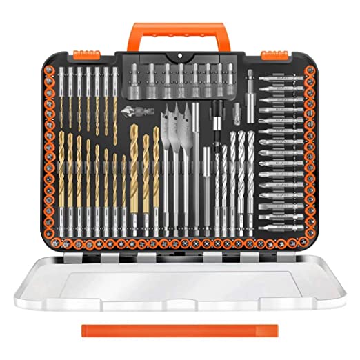 Heavy Duty Drill Bit Set | 112PCS 1/4" Hex Shank Impact Driver Bits & Screwdriver Bits Set