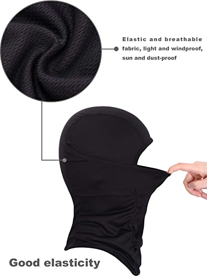 New 3 PCS Summer Balaclava Sun Protection Face Mask Breathable Neck Cover