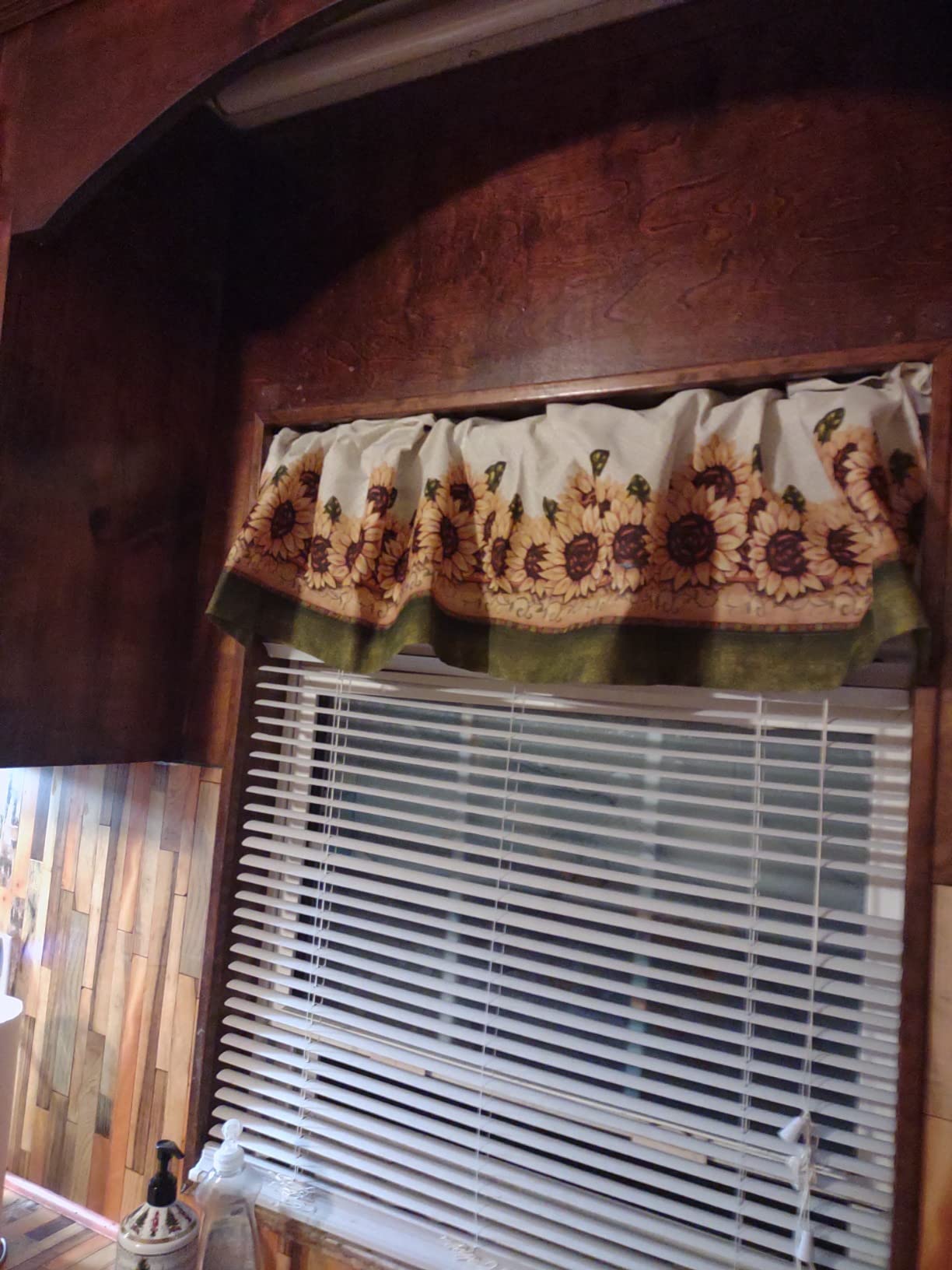 New Sunflower Garden Window Curtain Tier & Valance