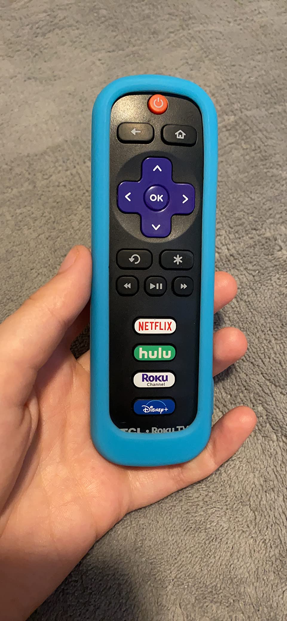 New Remote Case | Roku TV Remote Cover Silicone Protective Controller Universal Sleeve Skin Glow