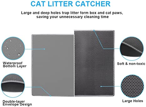 New Pieviev Cat Litter Mat-Super Size