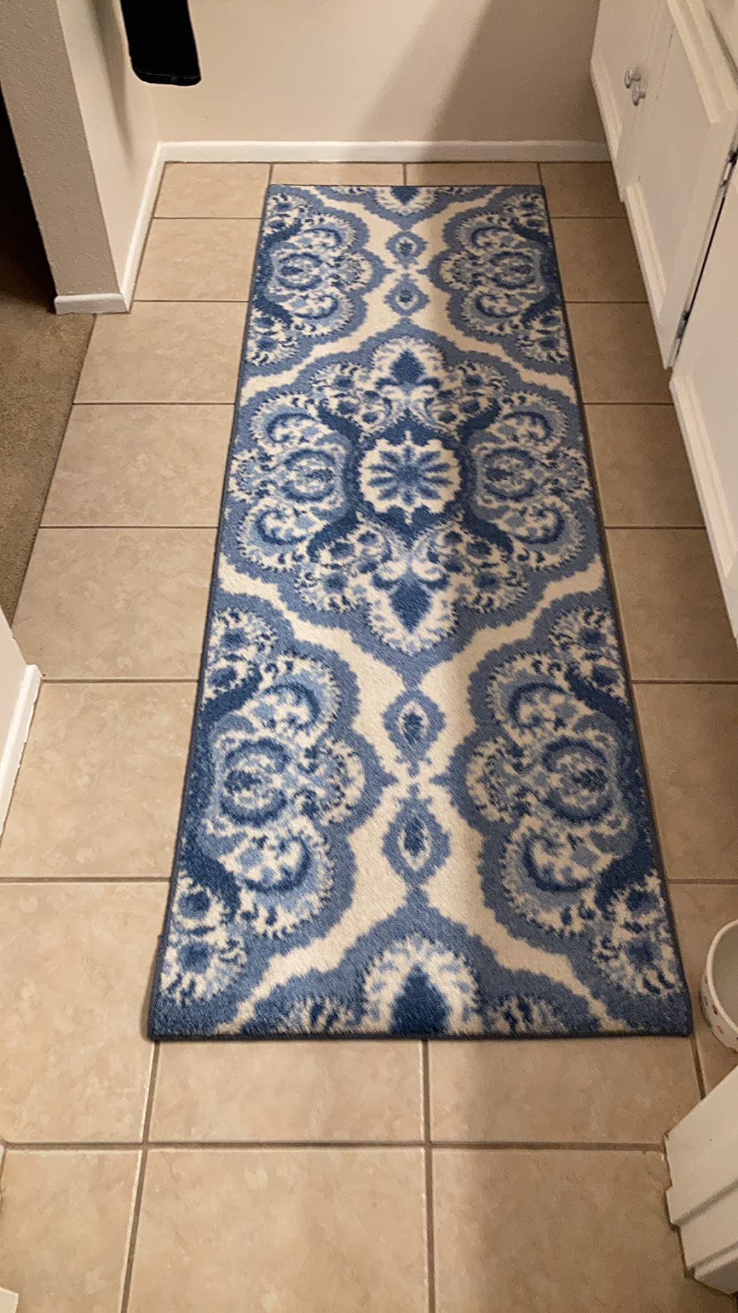 New Medallion Runner Rug Non Slip Hallway Entry Carpet | 2 x 5