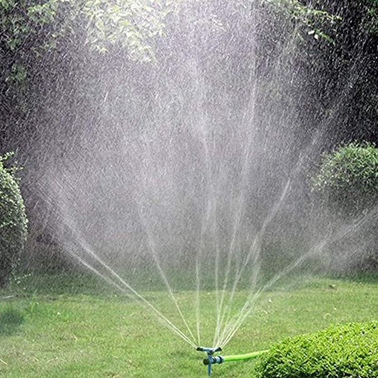 New Garden Sprinkler | 360 Degree Rotating Lawn Sprinkler with Up to 3,000 Sq. Ft Coverage