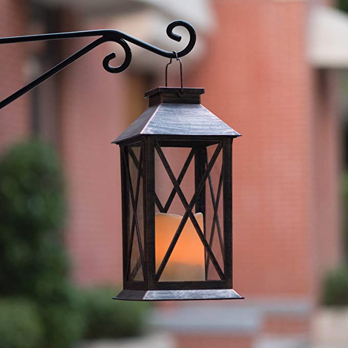 New Large Square Solar Lantern | Waterproof Garden Decor | Outdoor Pathway Party Decorative