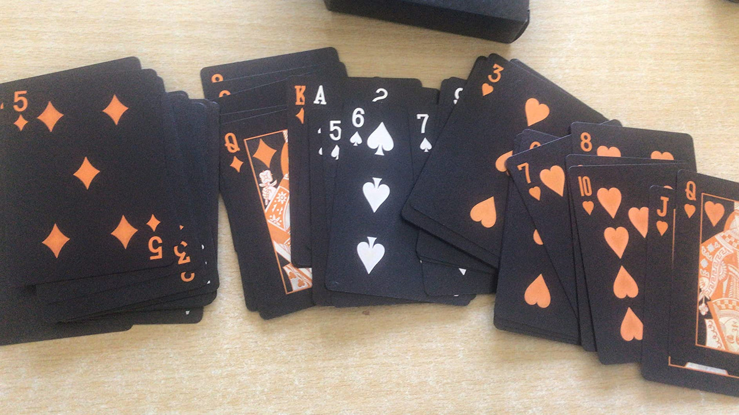 New Poker Cards | Diamond Waterproof Black Playing Cards