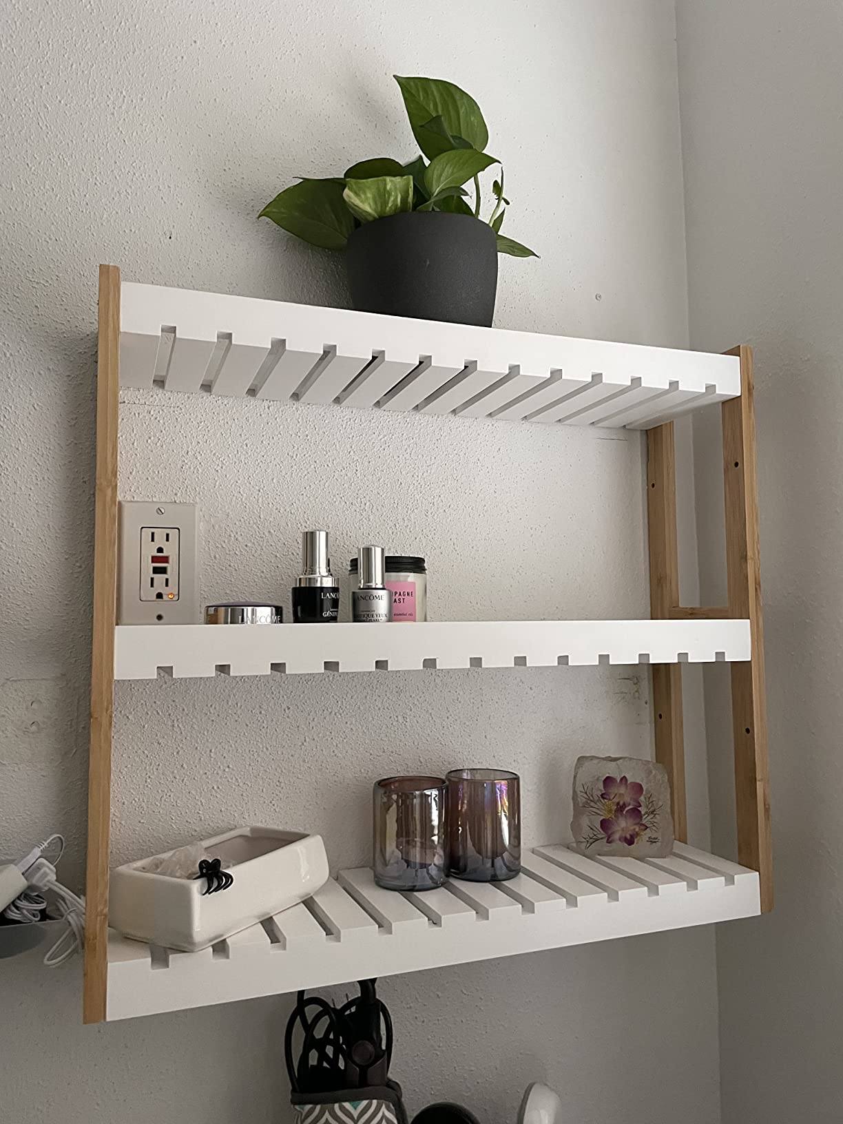 New 3-Tier Wall Mount Storage Rack | Multifunctional Adjustable Layer