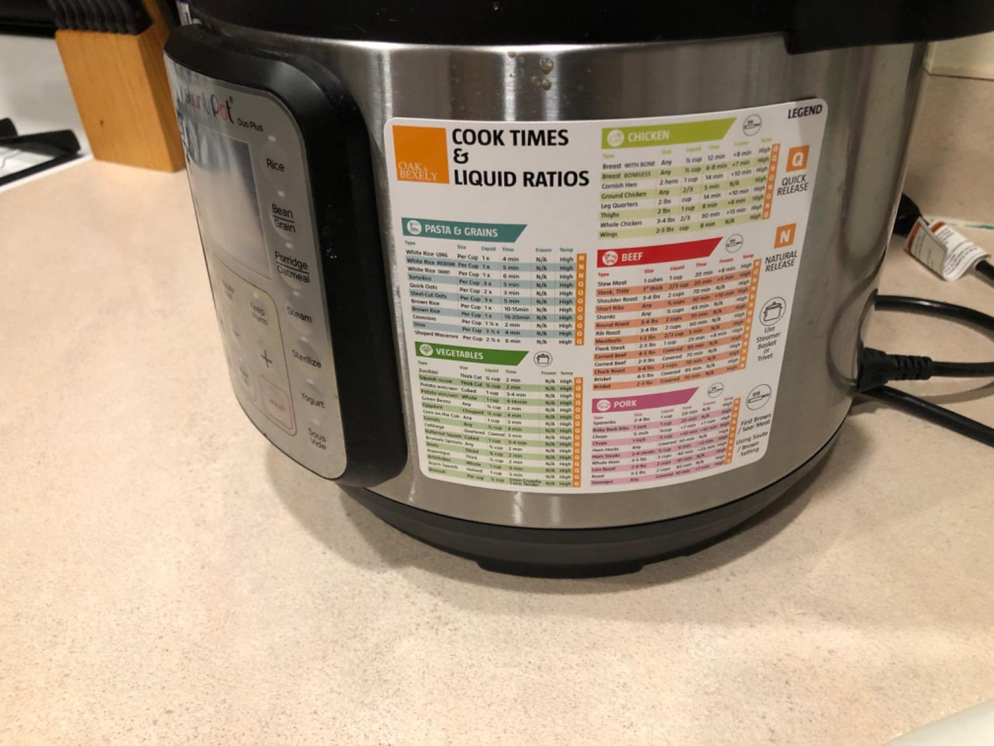 New Pressure Cooker Accessories | Insta Pot Cheat Sheet Magnet Set