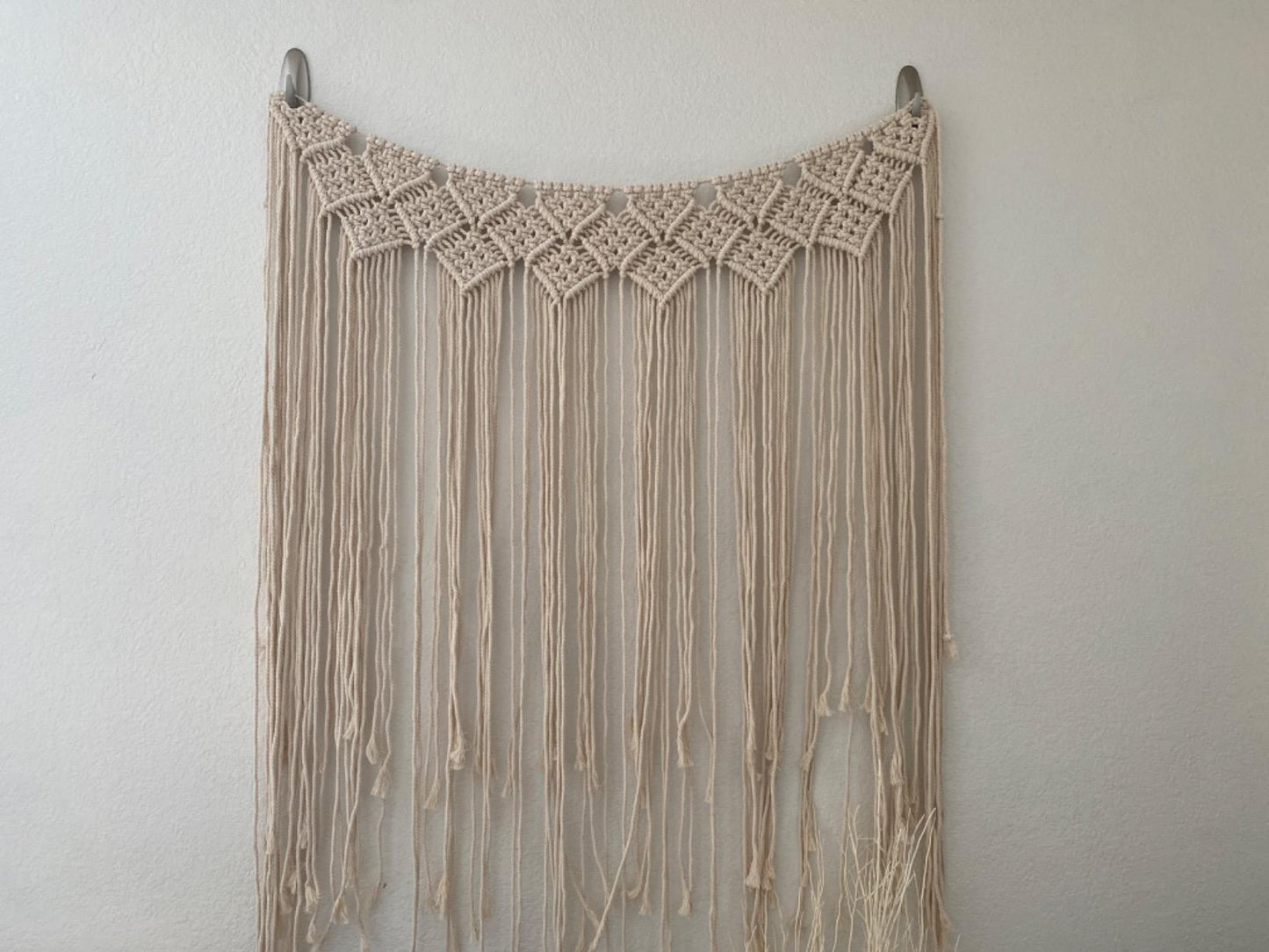 New 39"x 45" Macrame Wall Hanging Decor | Wall Tapestry Large Boho Wedding Backdrop