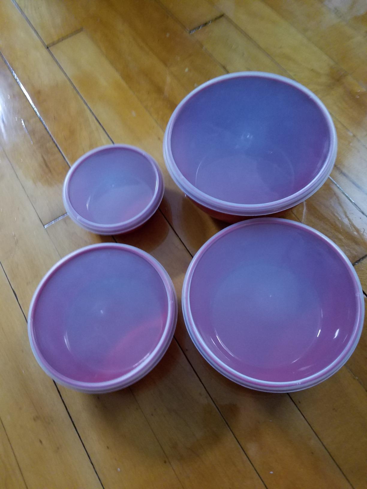 New Set of 4 Prep Bowls w/ Lids