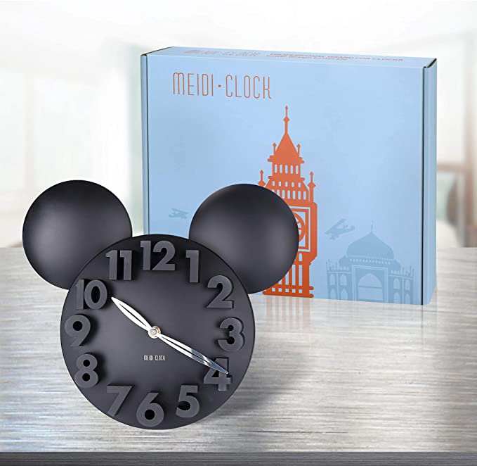 New Wall Clock | Modern Design Mickey Mouse Big Digit 3D Wall Clock