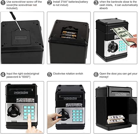 New Electronic ATM Password | Piggy Bank Cash & Coins | Saving Money Toy