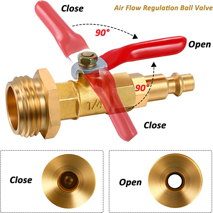 Heavy Duty Winterize Blowout Adapter | Brass Made Winterizing Quick Adapter