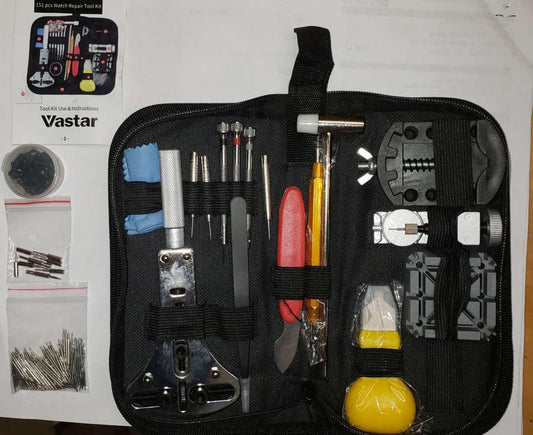 New Watch Repair Kit | Watch Band Link Pin Tool Set w/ Carrying Case