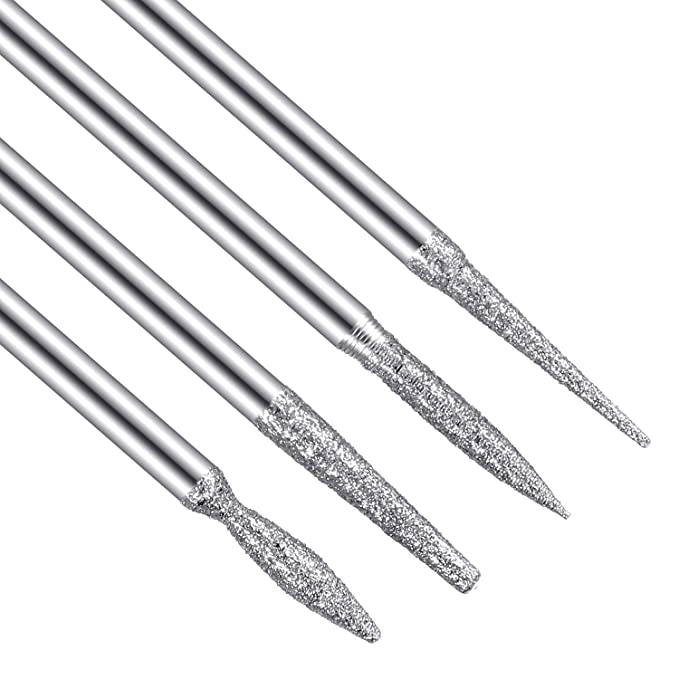 New 30 PCS Cuticle Nail Drill Bits Set | Fine Grits for Acrylic Gel Nails Prep & Nail Care Tools