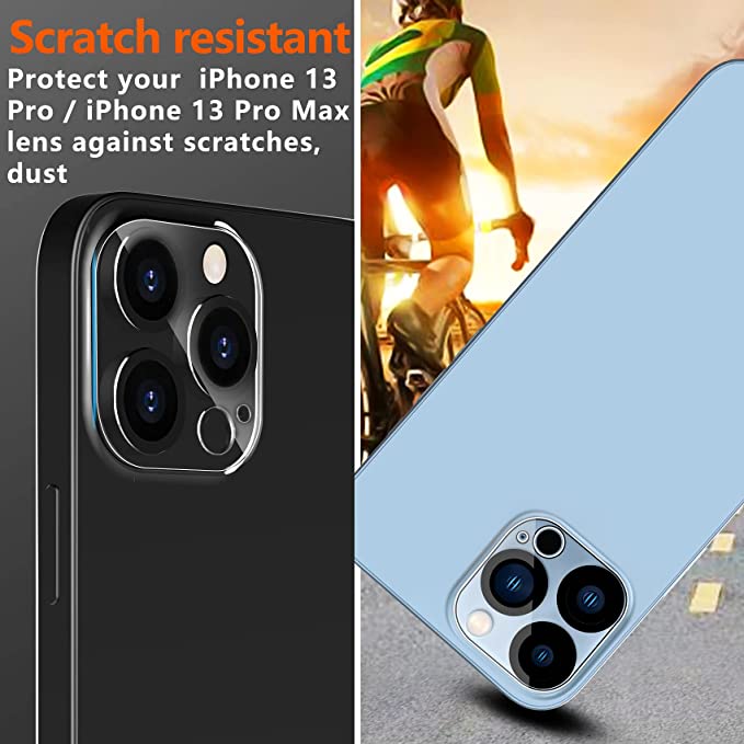 New iPhone 13 Pro Max Camera Lens Protector | 9H Tempered Glass