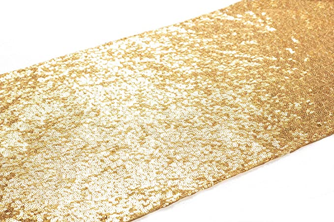 New 13" x 108" Glitter Table Runner | Event Table Decorations