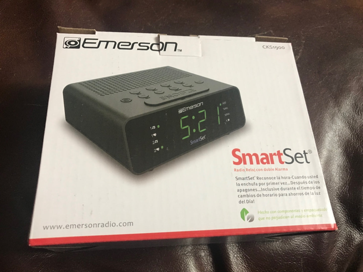 New SmartSet Alarm Clock | AM/FM Radio