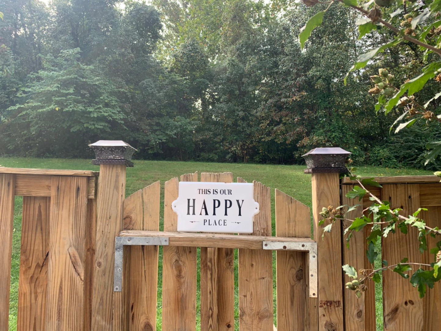 New Metal Wall Plaque - This is Our Happy Place