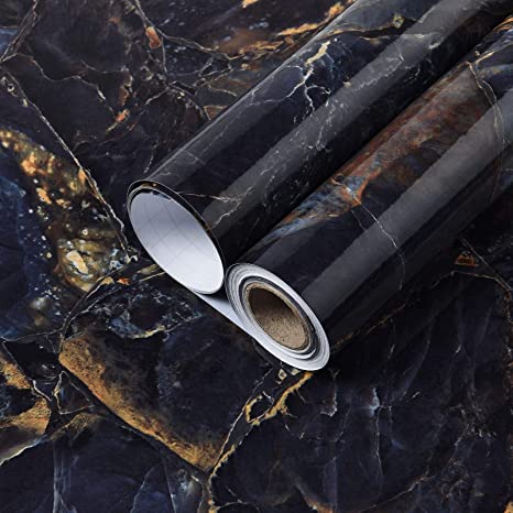 New 15.7" x 118" Marble Contact Paper | Marble Peel and Stick Wallpaper