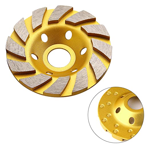 Heavy Duty 4 PCS 4" Concrete Grinding Wheel | Diamond Cup Wheel Angle Grinder Wheels