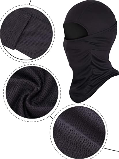 New 3 PCS Summer Balaclava Sun Protection Face Mask Breathable Neck Cover