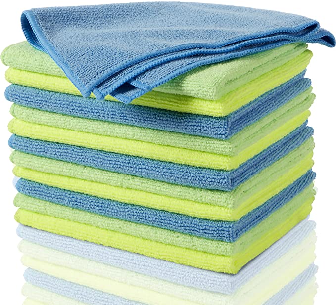 New 12 PCS Microfiber Towel Cleaning Cloths