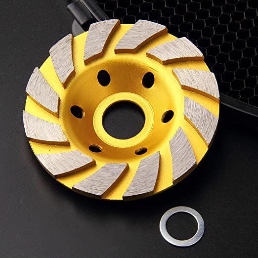 Heavy Duty 4 PCS 4" Concrete Grinding Wheel | Diamond Cup Wheel Angle Grinder Wheels