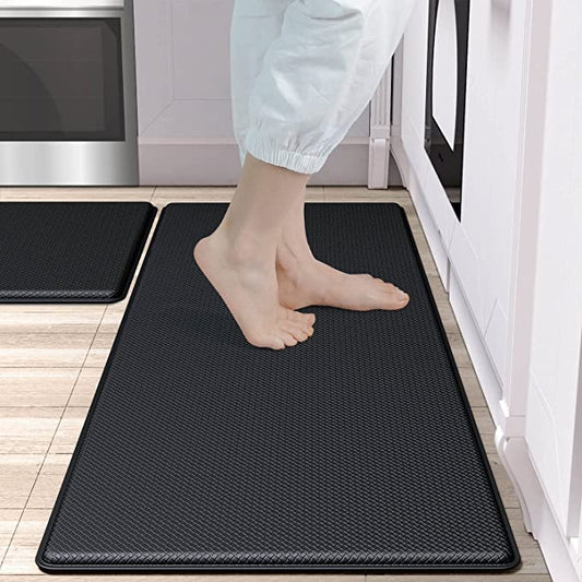 New 2 PCS Kitchen Floor Mats | Waterproof Non Slip Memory Foam Standing Rug