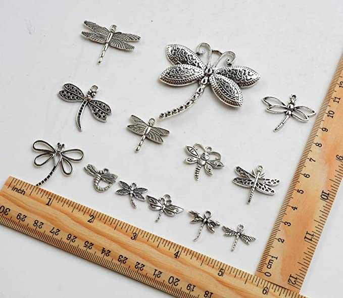 New 26PCS Dragonfly Charms | Jewelry Making Accessory