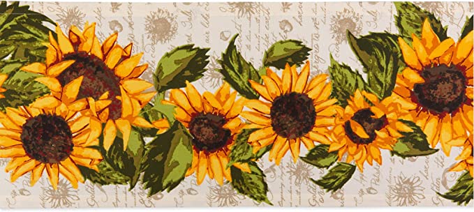 New Rustic Sunflower Table Runner | 14 x 72