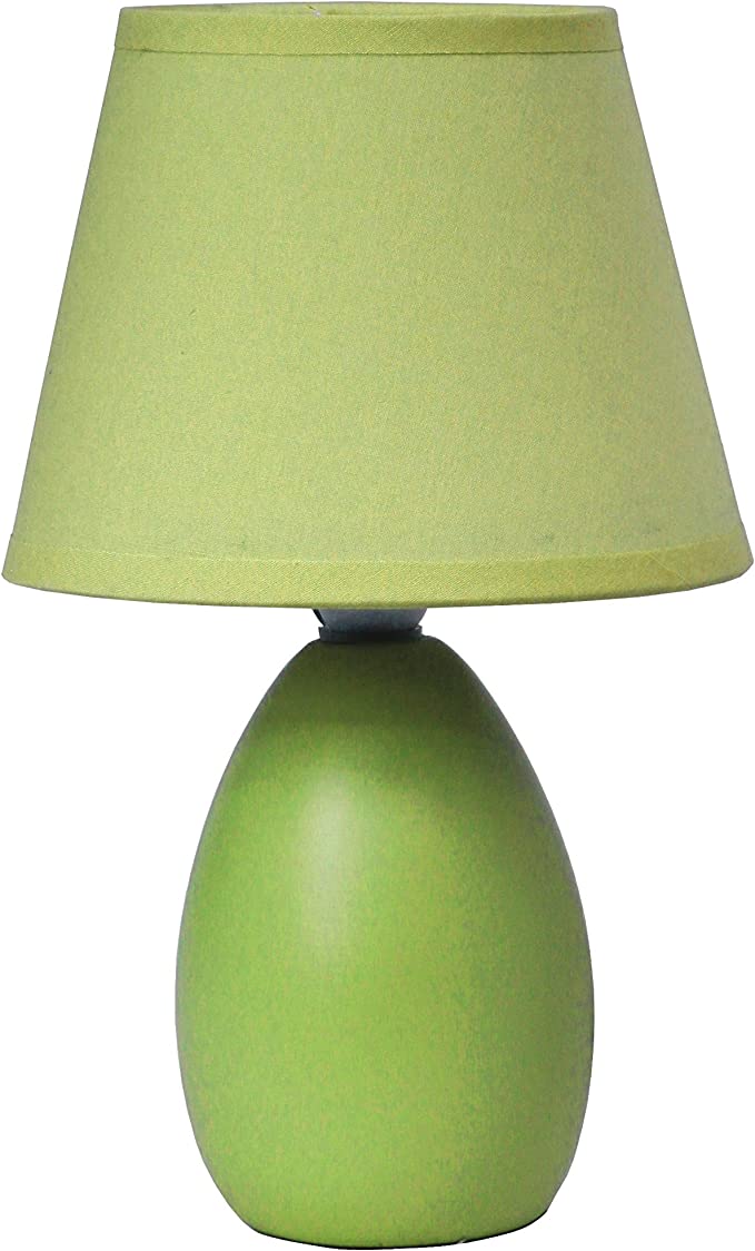 New Mini Oval Egg Ceramic Table Lamp