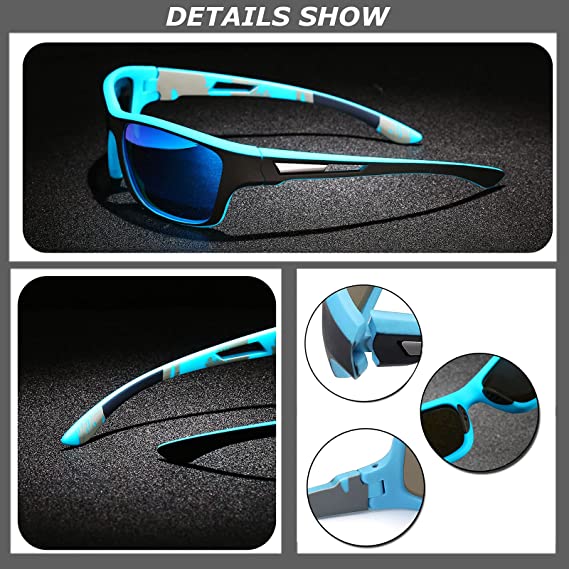 New 2 PCS Sports Sunglasses | Running Sun Glasses UV400 Goggles Glasses rope