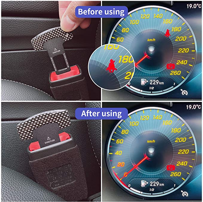 New 2PCS Car Seat Belt Clips | Universal Auto Car Seat Belt Plugs Accessories