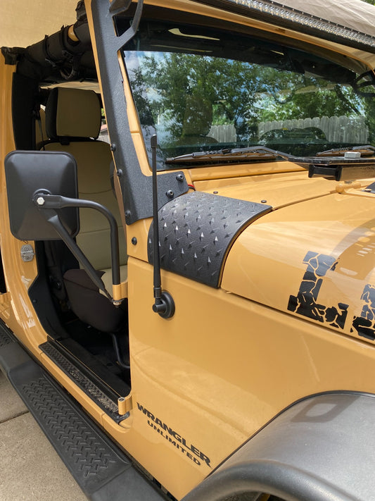 New Cowl Body Armor Outer Cowling Cover Compatible with Jeep Wrangler