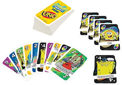 New UNO SpongeBob SquarePants Card Game