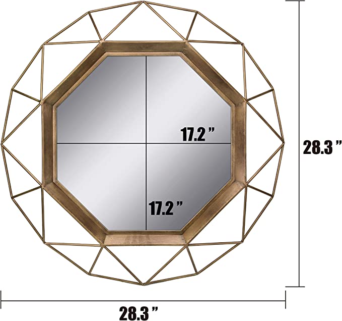 New Geometric Wall Mirror | 30 x 30