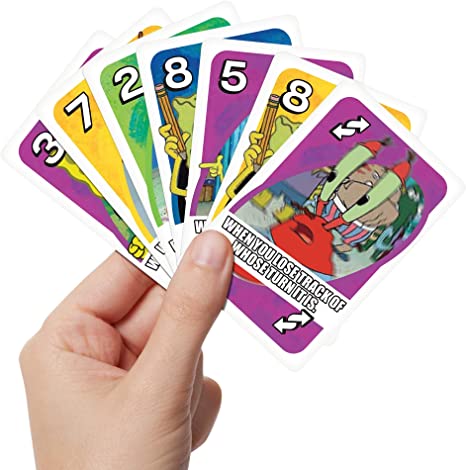 New UNO SpongeBob SquarePants Card Game