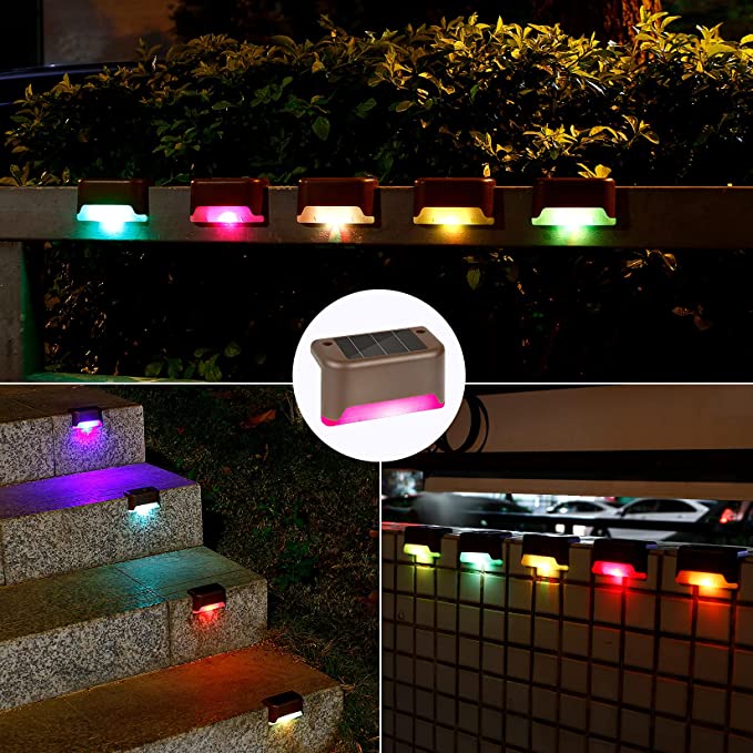 New LED Waterproof Solar Fence Lights | Solar Deck Lights Outdoor