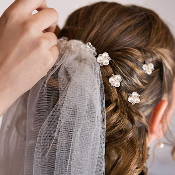 New 18 PCS Bridal Pearl Hair Accessories | Hair Pins | Hair Accessories